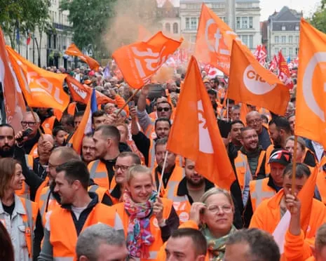 Nationwide Protest Action Draws Vast Numbers Taking to the Streets Throughout France